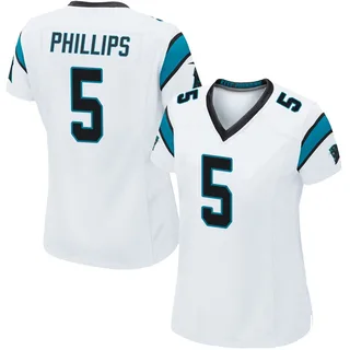 Jaelan Phillips Carolina Panthers Women's Game Nike Jersey - White