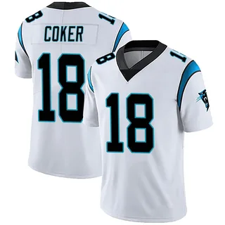 Jalen Coker Carolina Panthers Youth Limited Vapor Untouchable Nike Jersey - White