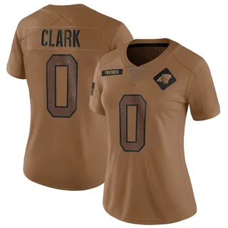 Jerrod Clark Carolina Panthers Women's Limited 2023 Salute To Service Nike Jersey - Brown