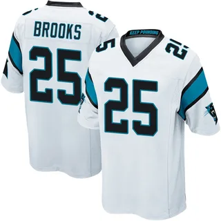 Jonathon Brooks Carolina Panthers Youth Game Nike Jersey - White
