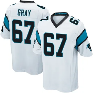 Joshua Gray Carolina Panthers Men's Game Nike Jersey - White