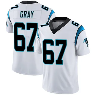 Joshua Gray Carolina Panthers Men's Limited Vapor Untouchable Nike Jersey - White