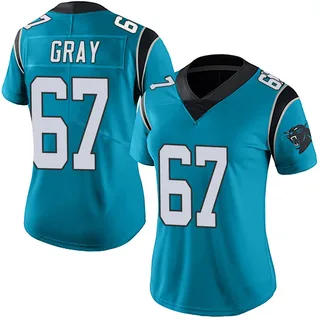 Joshua Gray Carolina Panthers Women's Limited Alternate Vapor Untouchable Nike Jersey - Blue