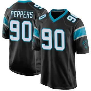 Julius Peppers Carolina Panthers Men's Game Team Color Nike Jersey - Black