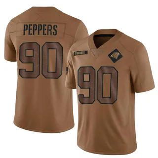 Julius Peppers Carolina Panthers Youth Limited 2023 Salute To Service Nike Jersey - Brown