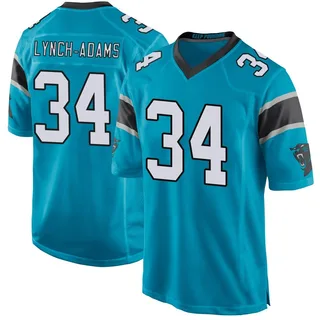 Kay'Ron Lynch-Adams Carolina Panthers Men's Game Alternate Nike Jersey - Blue