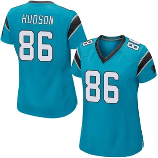 Kobe Hudson Carolina Panthers Women's Game Alternate Nike Jersey - Blue