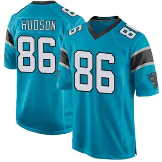 Kobe Hudson Carolina Panthers Youth Game Alternate Nike Jersey - Blue