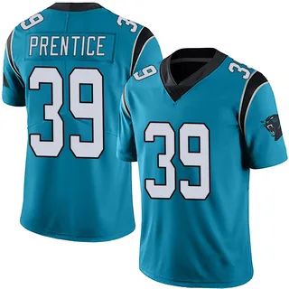 Kobe Prentice Carolina Panthers Men's Limited Alternate Vapor Untouchable Nike Jersey - Blue
