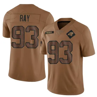 LaBryan Ray Carolina Panthers Youth Limited 2023 Salute To Service Nike Jersey - Brown