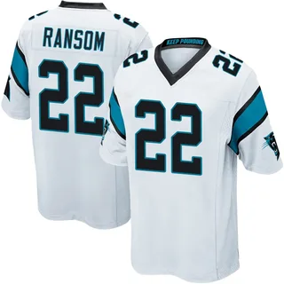Lathan Ransom Carolina Panthers Men's Game Nike Jersey - White