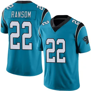 Lathan Ransom Carolina Panthers Youth Limited Alternate Vapor Untouchable Nike Jersey - Blue