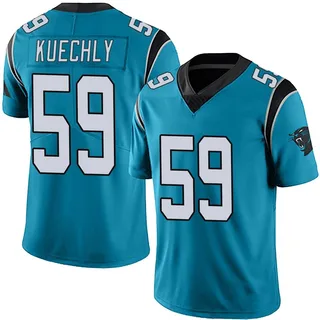 Luke Kuechly Carolina Panthers Men's Limited Alternate Vapor Untouchable Nike Jersey - Blue
