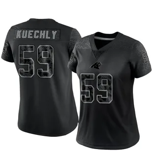 Luke Kuechly Carolina Panthers Women's Limited Reflective Nike Jersey - Black