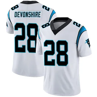 M.J. Devonshire Carolina Panthers Youth Limited Vapor Untouchable Nike Jersey - White