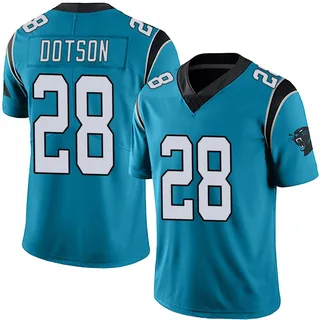 Mello Dotson Carolina Panthers Youth Limited Alternate Vapor Untouchable Nike Jersey - Blue