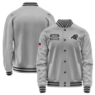 Men's Carolina Panthers Gray Salute to Service Performance Jacket