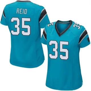 Michael Reid Carolina Panthers Women's Game Alternate Nike Jersey - Blue
