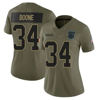Mike Boone Carolina Panthers Women's Limited 2025 Salute to Service Nike Jersey - Olive