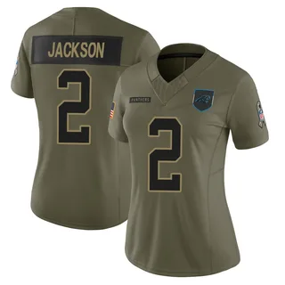 Mike Jackson Carolina Panthers Women's Limited 2025 Salute to Service Nike Jersey - Olive