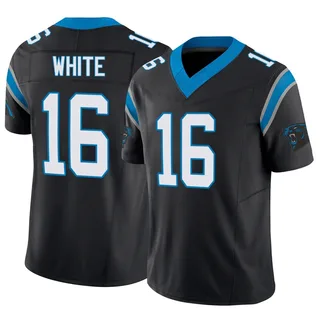 Mike White Carolina Panthers Men's Limited Black Vapor F.U.S.E. Nike Jersey - White