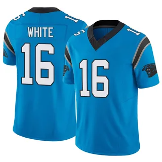 Mike White Carolina Panthers Men's Limited Vapor F.U.S.E. Nike Jersey - Blue