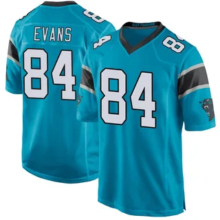 Mitchell Evans Carolina Panthers Men's Game Alternate Nike Jersey - Blue