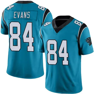 Mitchell Evans Carolina Panthers Men's Limited Alternate Vapor Untouchable Nike Jersey - Blue