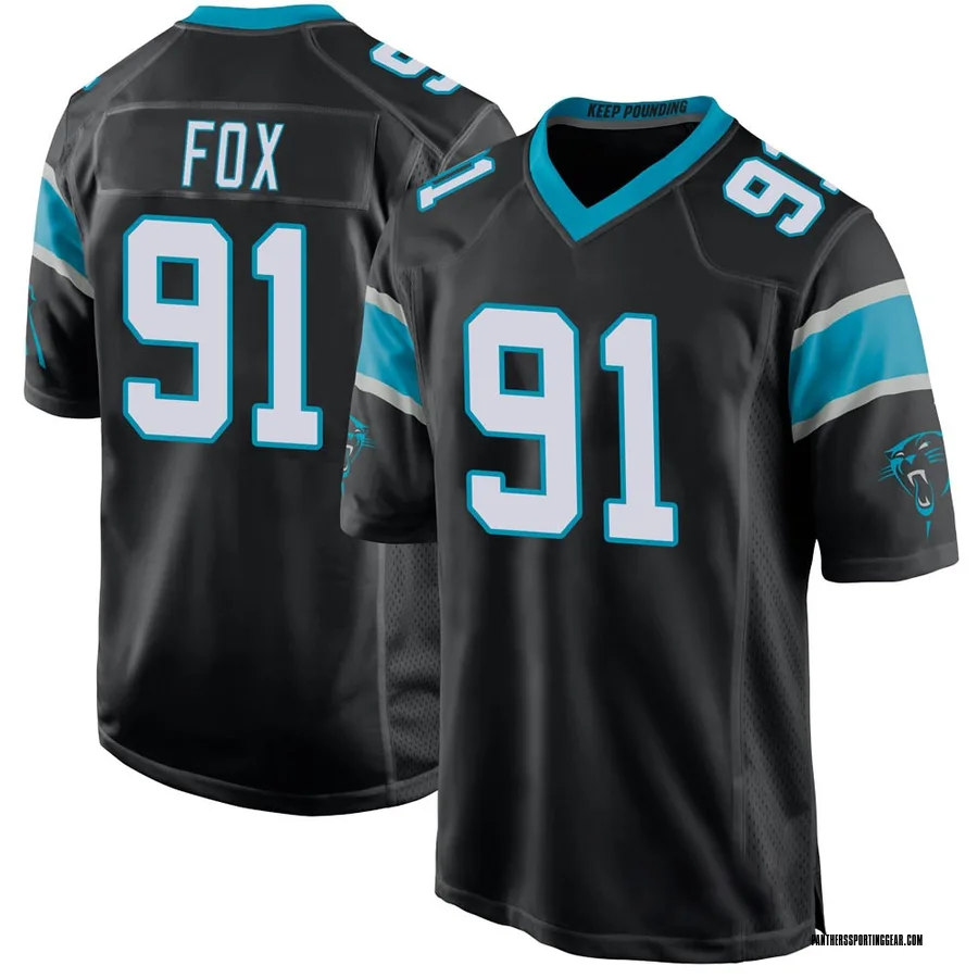 ين Morgan Fox Carolina Panthers Men's Game Team Color Jersey - Black ين ين Morgan Fox Carolina Panthers Men's Game Team Color Jersey - Black ين