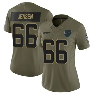 Nash Jensen Carolina Panthers Women's Limited 2025 Salute to Service Nike Jersey - Olive