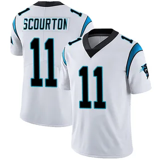 Nic Scourton Carolina Panthers Youth Limited Vapor Untouchable Nike Jersey - White
