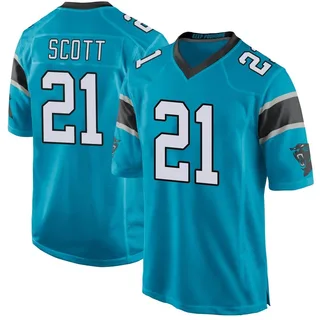 Nick Scott Carolina Panthers Men's Game Alternate Nike Jersey - Blue