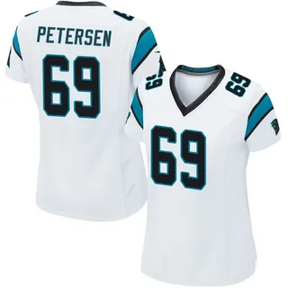 Parker Petersen Carolina Panthers Women's Game Nike Jersey - White