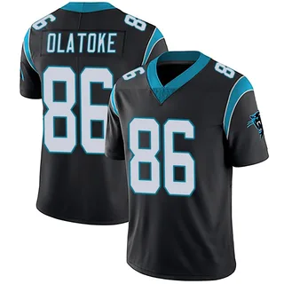 Praise Olatoke Carolina Panthers Youth Limited Team Color Vapor Untouchable Nike Jersey - Black