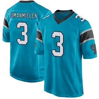 Princely Umanmielen Carolina Panthers Youth Game Alternate Nike Jersey - Blue