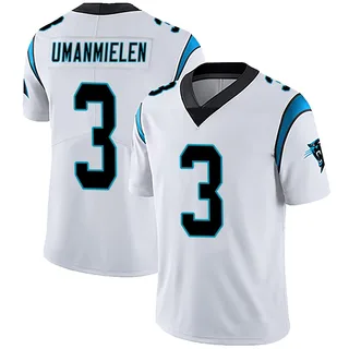 Princely Umanmielen Carolina Panthers Youth Limited Vapor Untouchable Nike Jersey - White