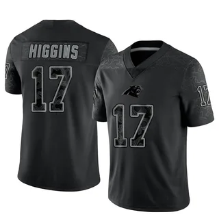 Rashard Higgins Carolina Panthers Men's Limited Reflective Nike Jersey - Black