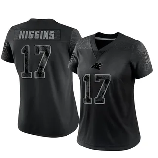Rashard Higgins Carolina Panthers Women's Limited Reflective Nike Jersey - Black