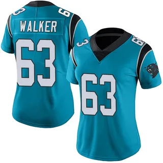Rasheed Walker Carolina Panthers Women's Limited Alternate Vapor Untouchable Nike Jersey - Blue