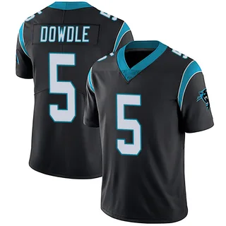 Rico Dowdle Carolina Panthers Men's Limited Team Color Vapor Untouchable Nike Jersey - Black