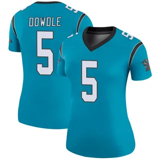 Rico Dowdle Carolina Panthers Women's Color Rush Legend Nike Jersey - Blue