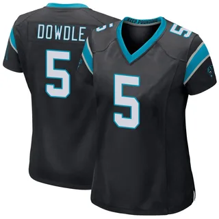 Rico Dowdle Carolina Panthers Women's Game Team Color Nike Jersey - Black