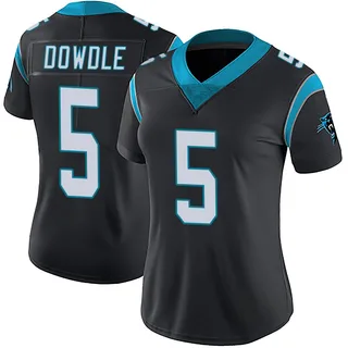 Rico Dowdle Carolina Panthers Women's Limited Team Color Vapor Untouchable Nike Jersey - Black