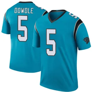 Rico Dowdle Carolina Panthers Youth Color Rush Legend Nike Jersey - Blue