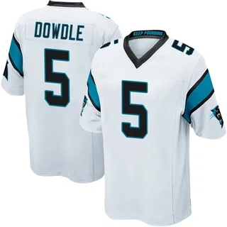 Rico Dowdle Carolina Panthers Youth Game Nike Jersey - White