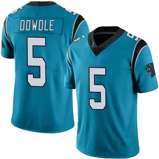 Rico Dowdle Carolina Panthers Youth Limited Alternate Vapor Untouchable Nike Jersey - Blue