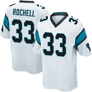 Robert Rochell Carolina Panthers Men's Game Nike Jersey - White