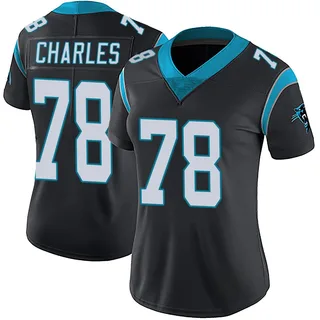 Saahdiq Charles Carolina Panthers Women's Limited Team Color Vapor Untouchable Nike Jersey - Black