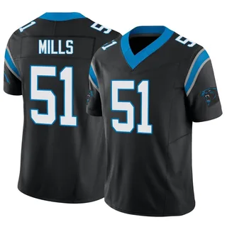 Sam Mills Carolina Panthers Youth Limited Vapor F.U.S.E. Nike Jersey - Black