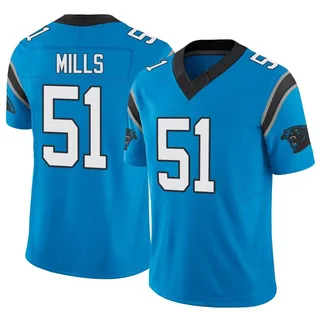 Sam Mills Carolina Panthers Youth Limited Vapor F.U.S.E. Nike Jersey - Blue